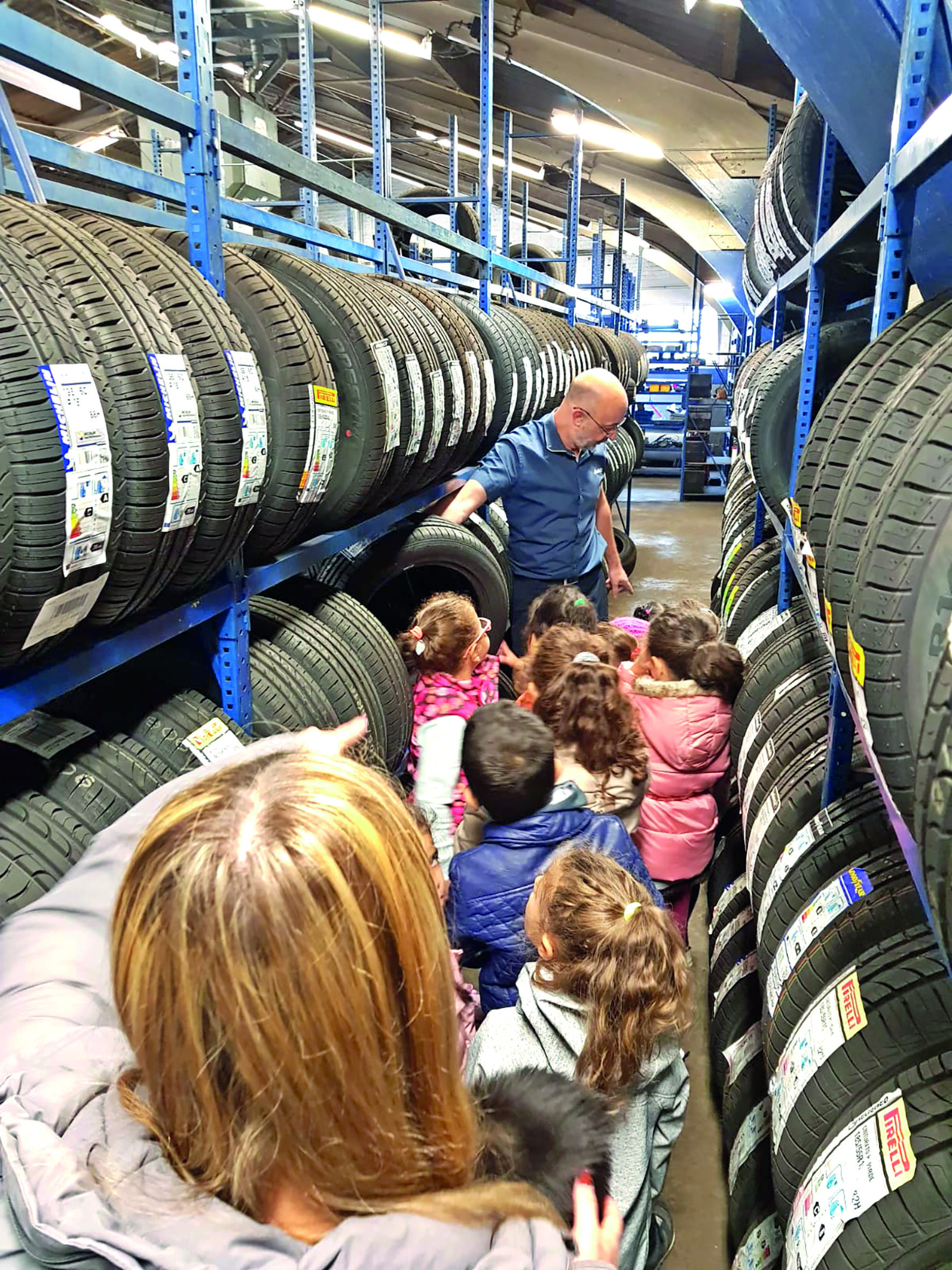 Heerlijk om met de kinderen de wijk in gaan, bijvoorbeeld naar een garage.